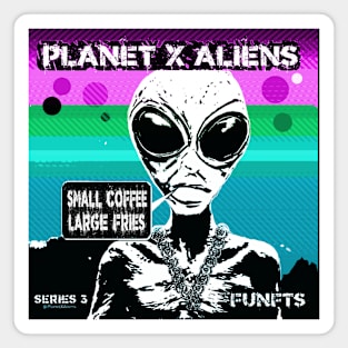 Funny Retro Alien Sci Fi Humor Magnet